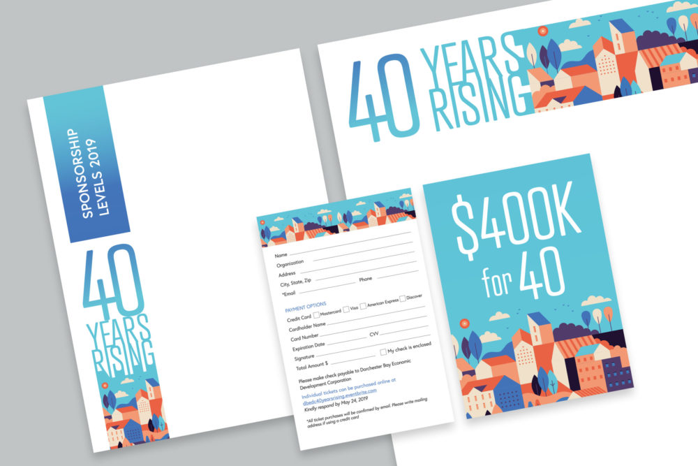 Sponsorship package and postcard
